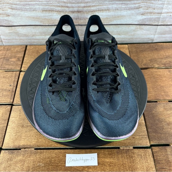 Nike ZoomX DragonFly Black Lime Blast Spiked Track Shoes - Picture 5 of 9